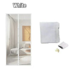 rideau porte magnétique blanc aimants maille fine transparent moderne 80x210cm 90x210cm 100x210cm 110x210cm 120x210cm