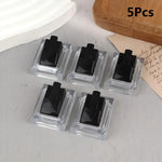 supports bijoux transparents blancs noirs clips modernes minimalistes rangement affichage bagues stockage