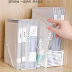 boîtes rangement documents transparentes moderne clips étiquettes imperméables plastique A4