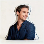 coussin personnalisable blanc imprimé photo moderne lavable 30cm 40cm 50cm oblong adultes