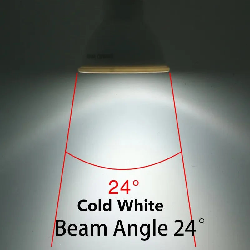 ampoules led e27 e14 mr16 gu10 6w blanc mat moderne 24 120 degrés 220v