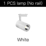 kit spot led rail noir moderne salon magasin éclairage intérieur couleurs
