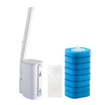 brosse toilette jetable bleu blanc rechargeable nettoyant moderne pratique récharges