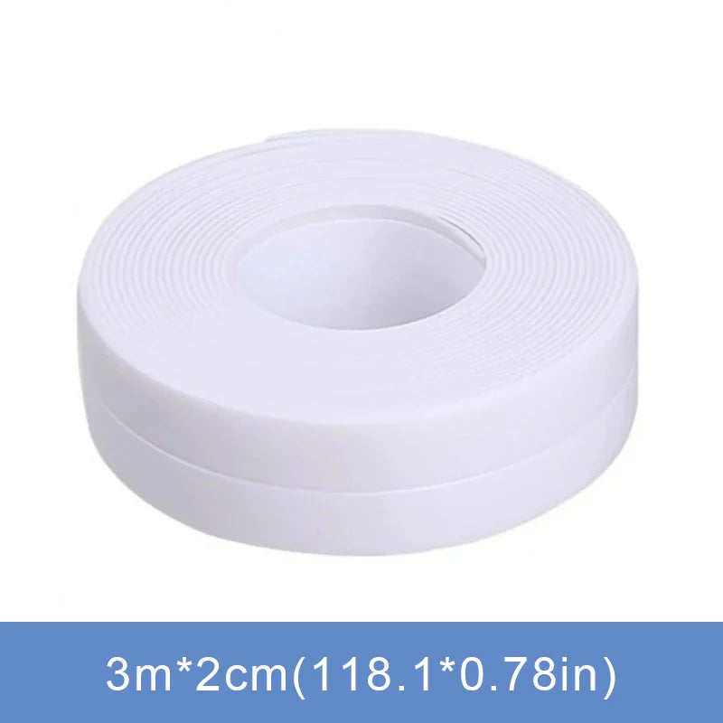 bande étanchéité autoadhésive résistante eau blanc gris moderne minimaliste carreaux veinés ciseaux