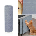 tapis grattage chats gris foncé texture rugueuse adhésif 40x300cm protection moderne