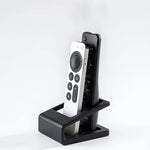 support télécommandes noir moderne rangement respectueux environnement sans fixation tracas organiser téléviseur climatiseur dvd