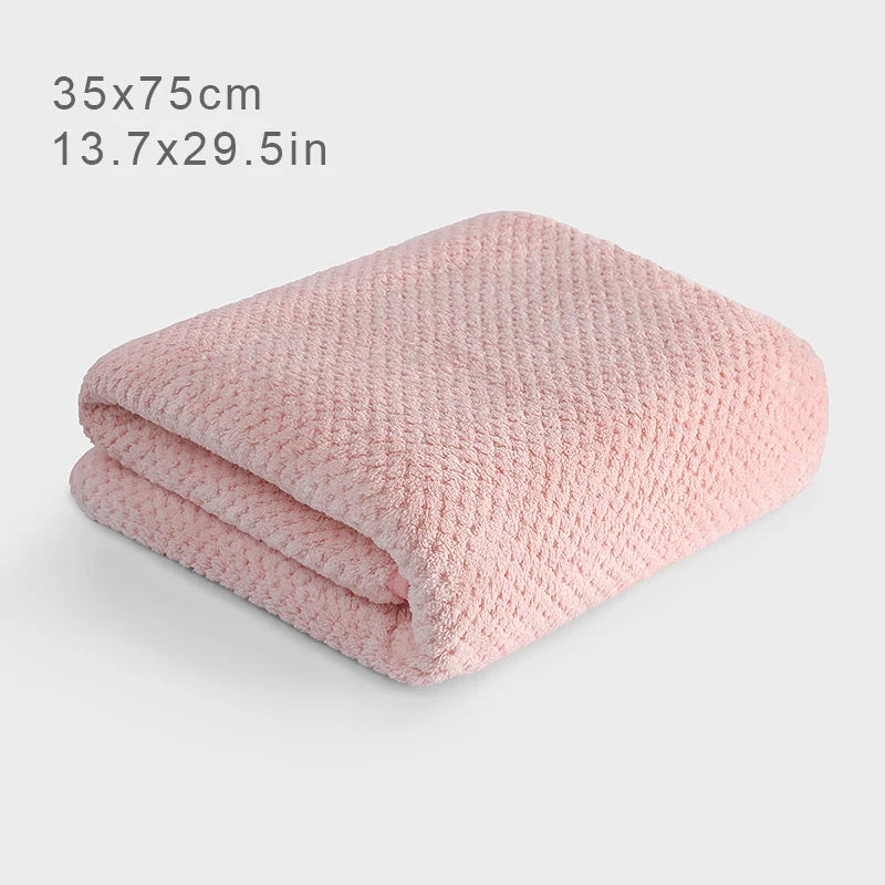 serviettes bain coton microfibre rapide séchage blanc rose gris bleu moderne