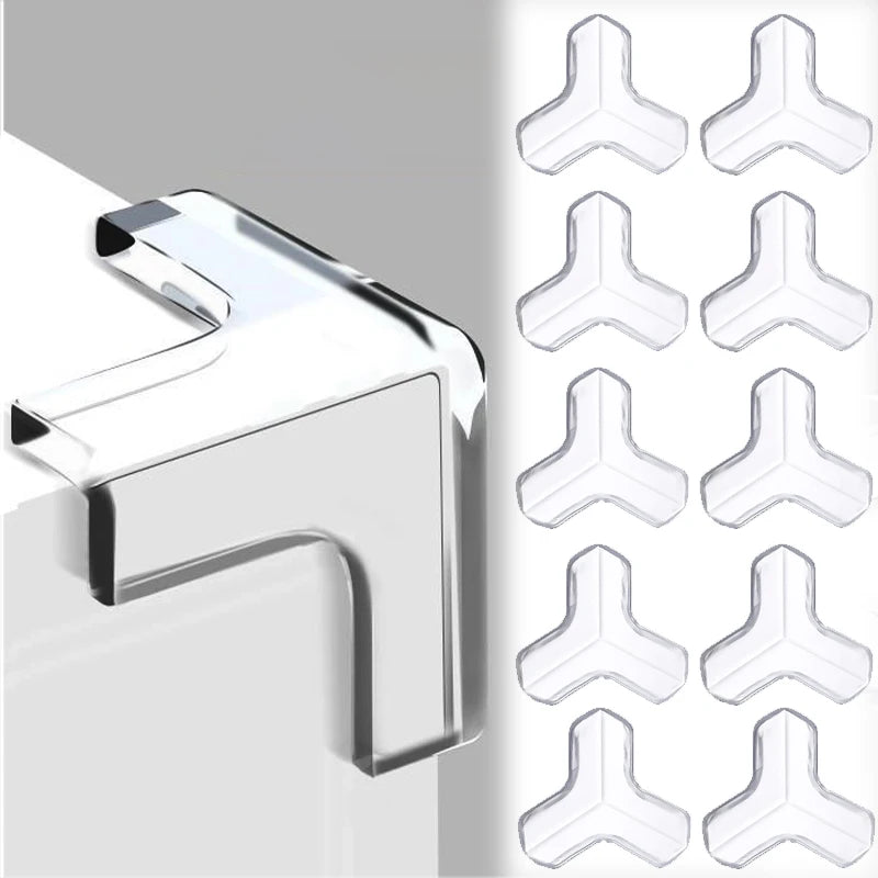 protections bord table transparentes silicone adhésives sécurité bébé moderne 12pcs