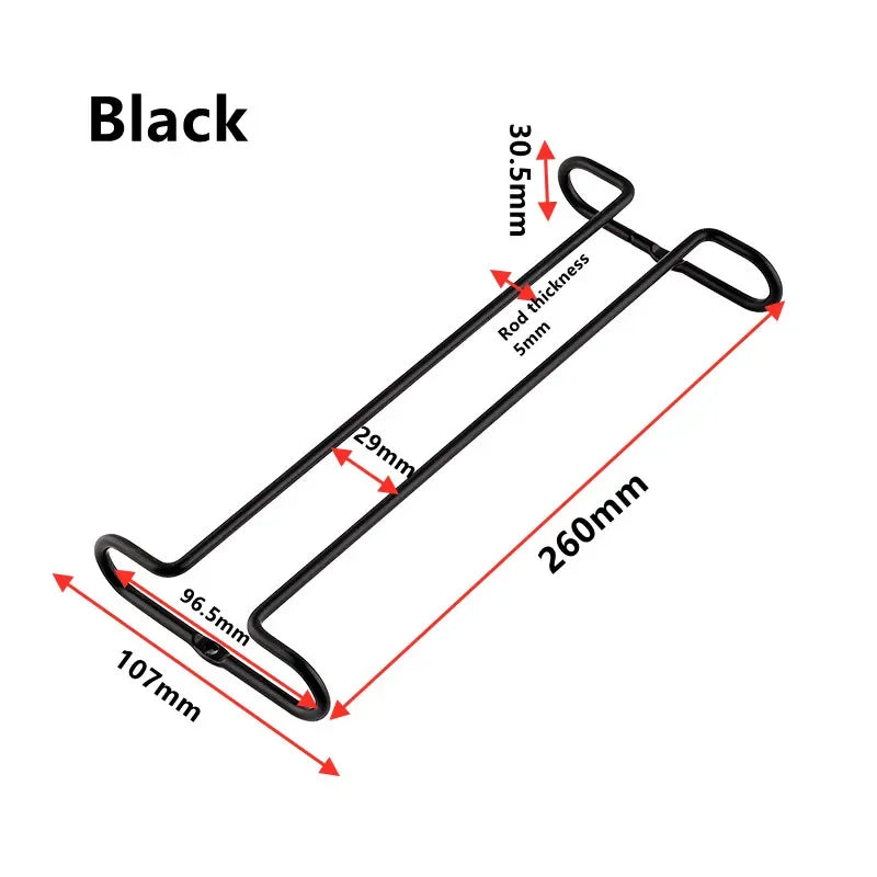 support verres blanc noir moderne grille tailles suspension autonome inoxydable chambre cuisine