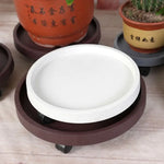 plateau roulettes moderne 19cm 26cm 32cm blanc gris marron plastique non enduit
