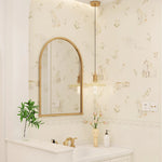 papier peint autocollant motif chats fleurs aquarelle amovible imperméable classique chambre coucher