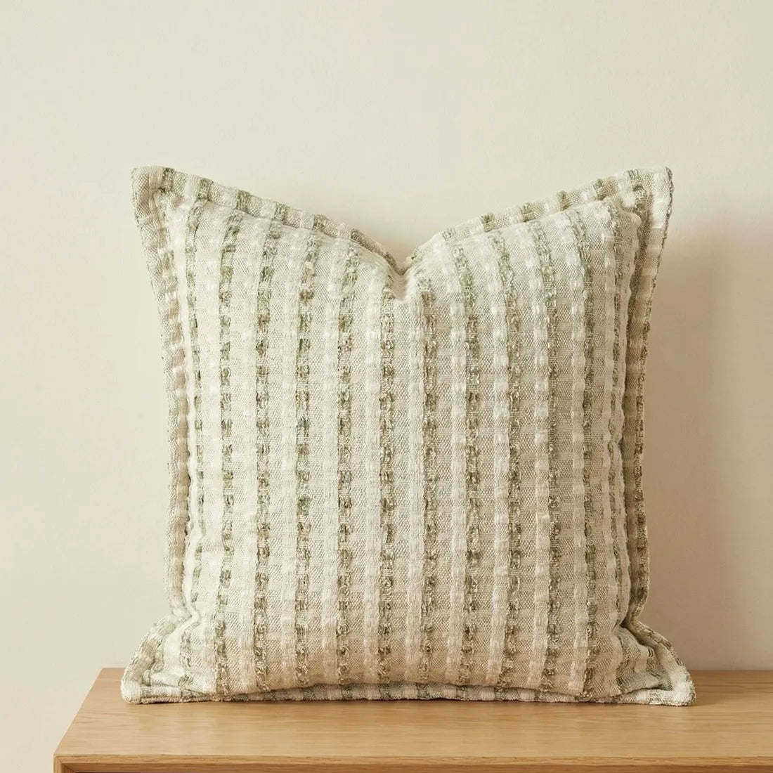 coussin carré moderne carreaux rayures 100 polyester décoration maison voiture 45x45cm