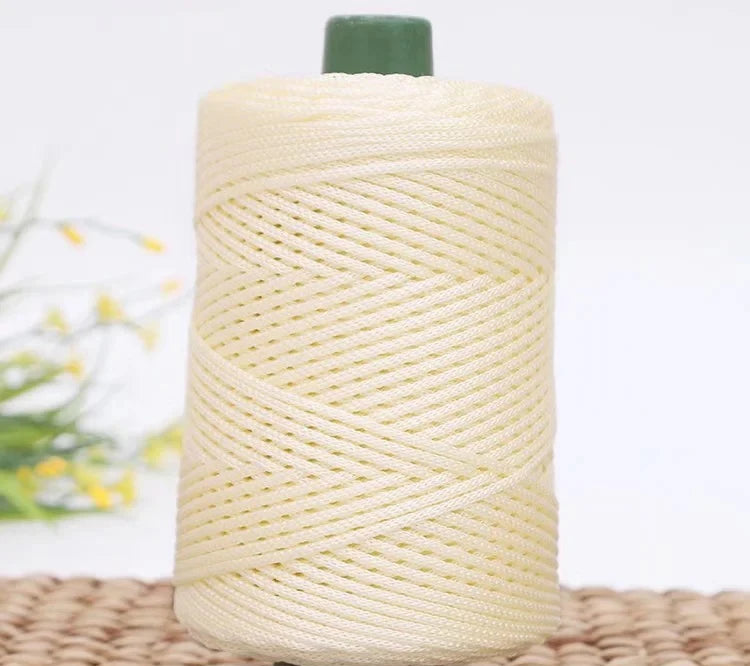 corde coton tressée 3mm fil tissé décoratif couture artisanat accessoires faits main