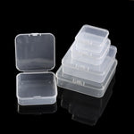 boîtes rangement bijoux transparentes compartiments réglables clips fermeture pratique simple