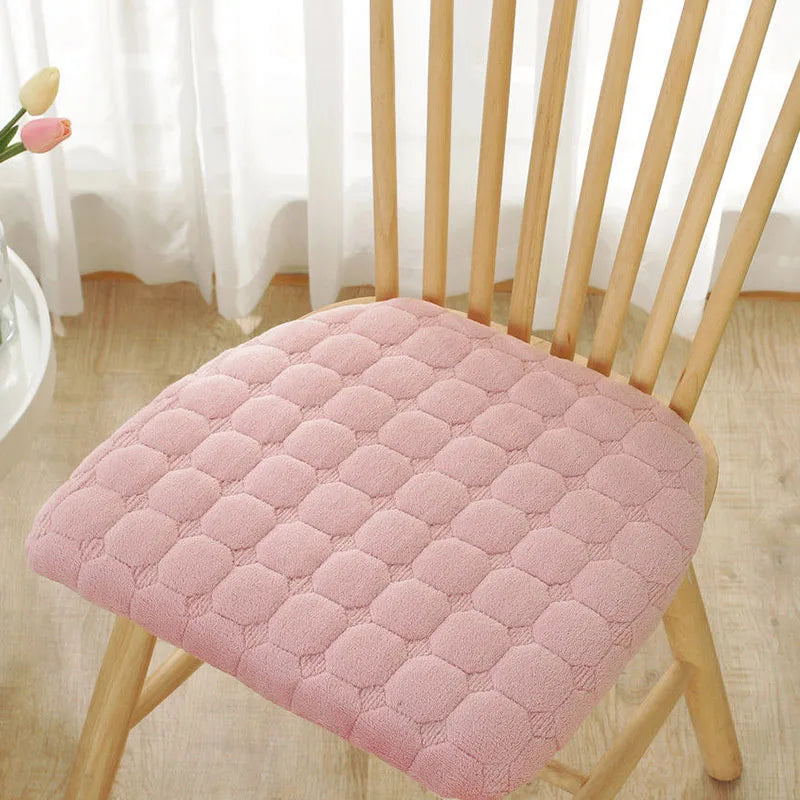 coussin siège forme amovible lavable mousse mémoire forme coton épais moderne bleu clair jaune
