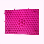 tapis massage pieds pointes bleu rouge jaune vert moderne relaxation acupuncturereflexologie