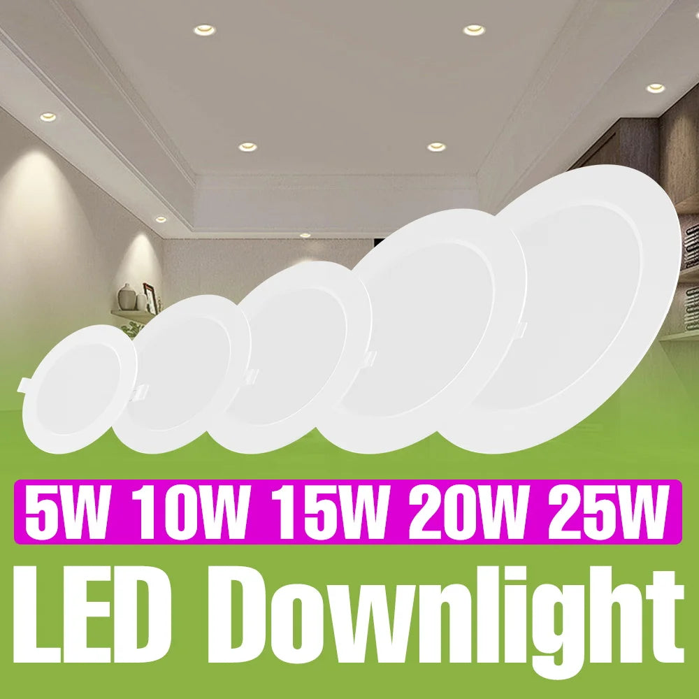 Downlight LED blanc froid 5W 10W 15W 20W 25W spot encastré moderne