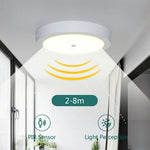 plafonnier led rond moderne blanc capteur mouvement interrupteur tactile salon cuisine