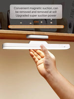 lampe led blanc moderne aimant rechargeable usb couleurs flux lumineux minimaliste