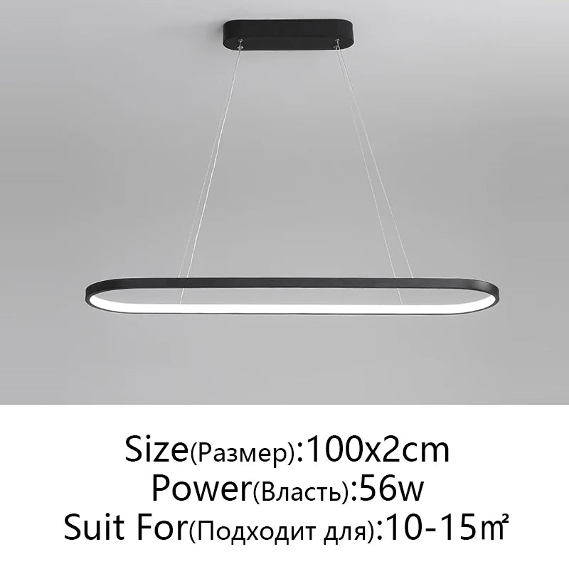 lampe suspension moderne rond aluminium blanc noir or salon salle manger chambre