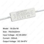 pilote led 300ma 12v 120v 240v blanc rectangulaire industriel certifié ccc fcc rohs