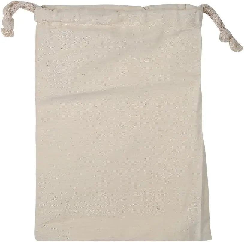 sacs rangement coton robustes grande capacité plusieurs tailles cordons serrage simple