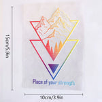 autocollant mural transparent décoratif fleurs papillon soleil texte motivation fenêtre mur intérieur maison