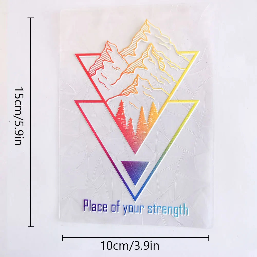autocollant mural transparent décoratif fleurs papillon soleil texte motivation fenêtre mur intérieur maison