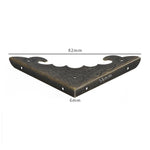 protections d'angle decoratives or bronze ornements floraux vintage fixations maison woodworking echangement