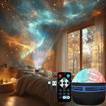 projecteur aurores boréales ciel étoilé couleurs télécommande usb ambiance cosmique moderne