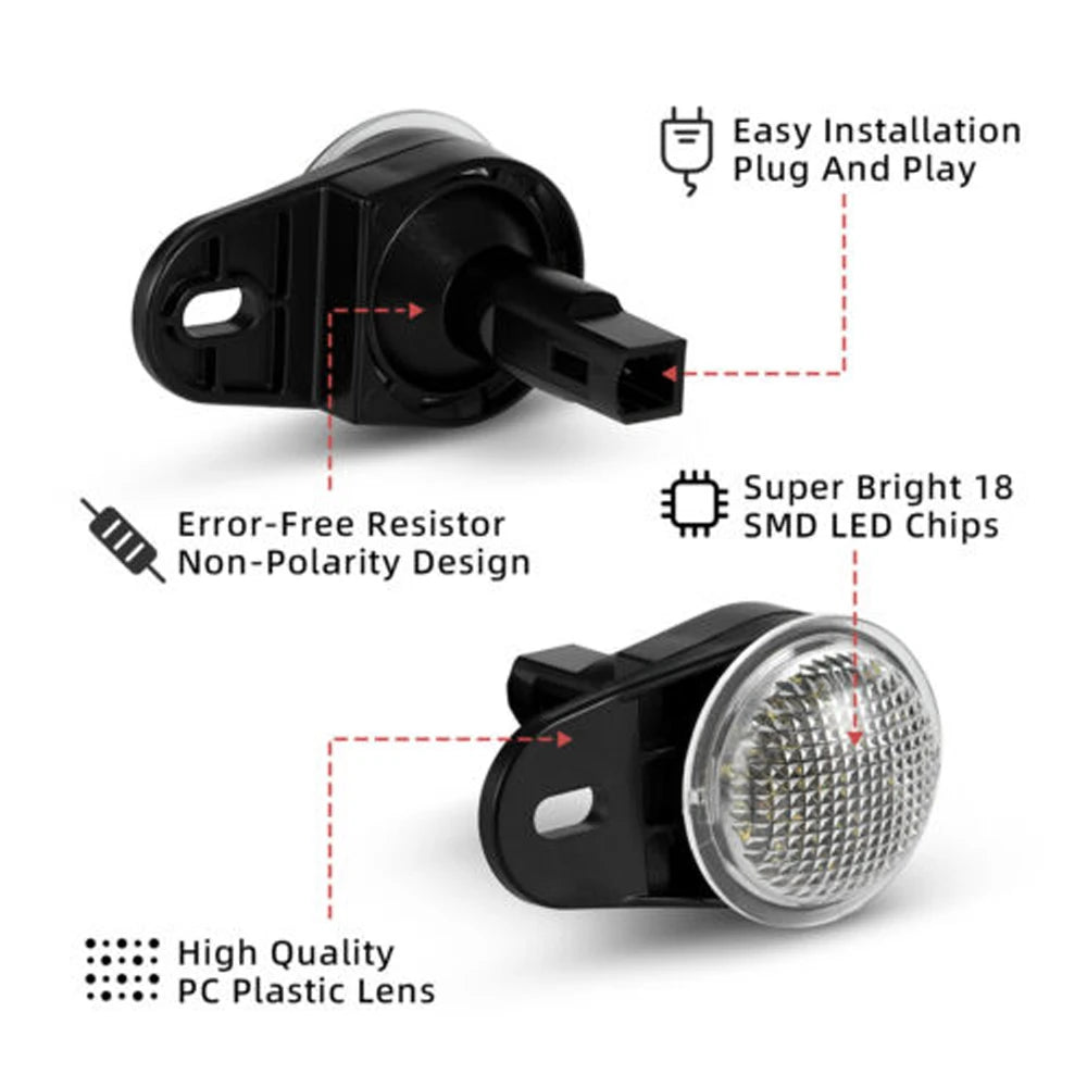lampe led sol blanc moderne clips fixation jeep wrangler 1999 2010 points opaquesintérieur voiture