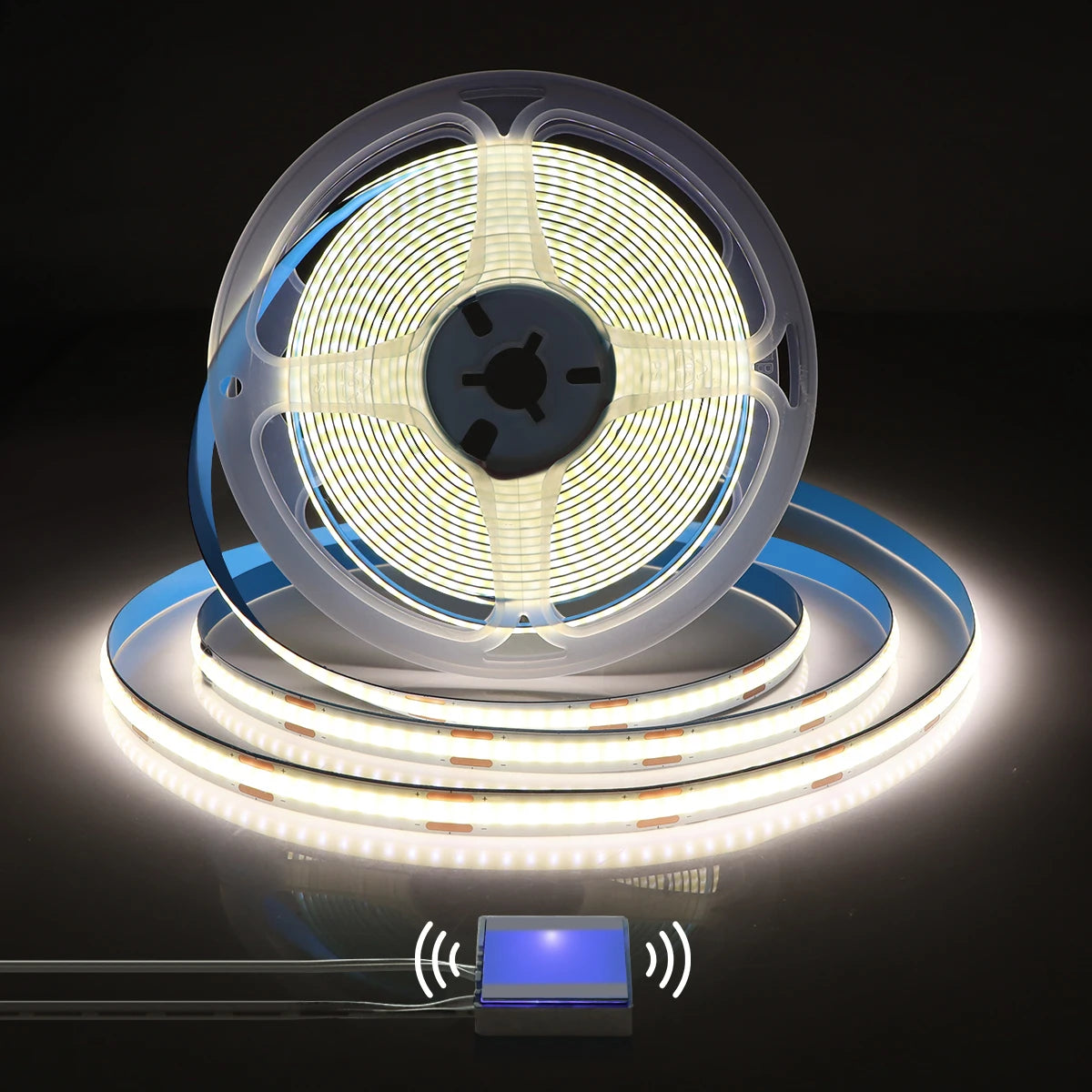ruban led flexible blanc bleu clair moderne minimaliste adhésif tactile 5v 249 2000 lumens