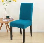 housses chaise moderne gris tissu petits points polyester coton plage fauteuil mariage banquet protection