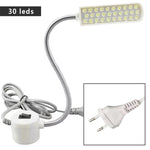 lampe machine coudre led aimant blanc moderne interrupteur câble flexible travail