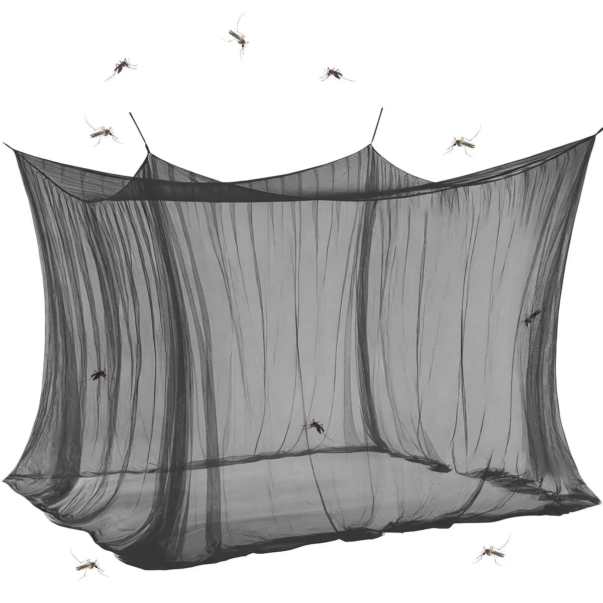 filet anti moustiques exterieur pliable gris foncé tissu texturé semi transparent camping jardin balcon