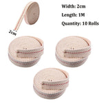 ruban tissé coton beige clair 1cm 1.3cm 1.5cm 2cm 1m 10m rustique artisanal