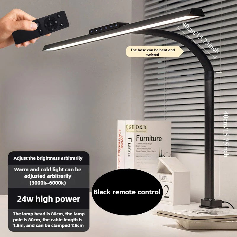 lampe led moderne blanc interface tactile câble 1m5 clips 80cm flux lumineux haute luminosité