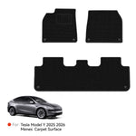 tapis sol voiture noir texture tissée moderne antidérapant fixations avant arrière coffre