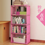 étagère modulaire étagères murales livres modernes minimaliste pois tissu meuble salon