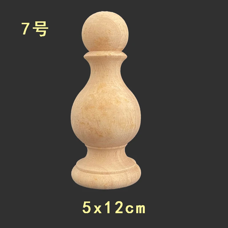 poteaux clôture bois naturel grain classique décoration maison tête lit colonne sculpture bois brut