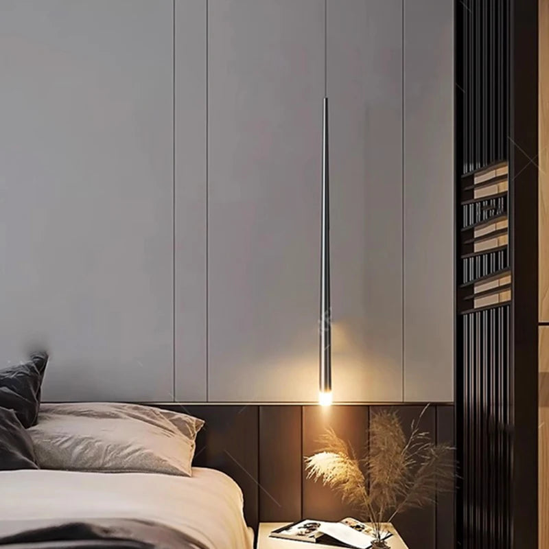 lampe suspension argentée moderne lisse opaques chambre décoration intérieure led 90 260V certifications multiples