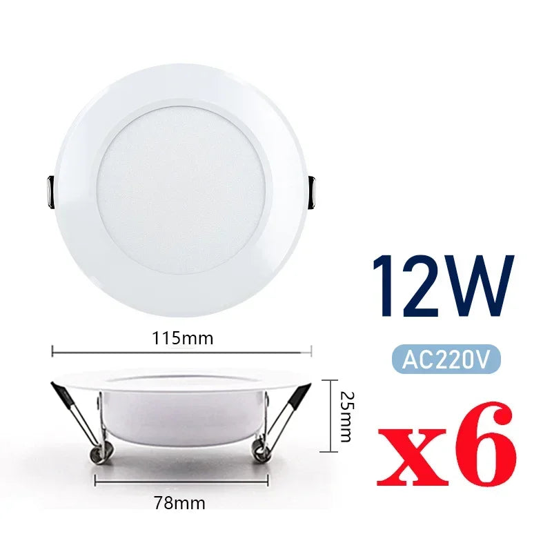 plafonnier led 3w 5w 7w 9w 12w 15w blanc chaud froid moderne chambre cuisine