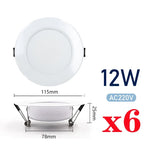 plafonnier led 3w 5w 7w 9w 12w 15w blanc chaud froid moderne chambre cuisine