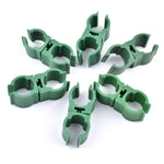 lot clips fixation vert support plante treillis jardinage plastique robuste