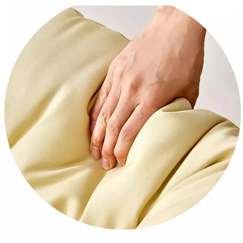 Coussin rond terrasse bleu marine