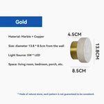 lampe murale adhésive marbre blanc moderne éclairage cuisine chambre salon led 3000k 4000k 6000k