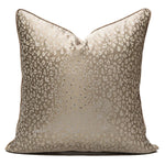 coussin housse polyester léopard beige clair contemporain adhésif 30x50cm 45x45cm 50x50cm decoration maison voiture