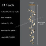 suspension lumineuse contemporaine dorée leds translucides chambre salon élégante 249 2000lm