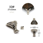 pieds meuble vis or argent bronze classiques vintage ornements métalliques
