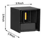 applique murale led moderne noire 12w minimaliste facile chambre salon